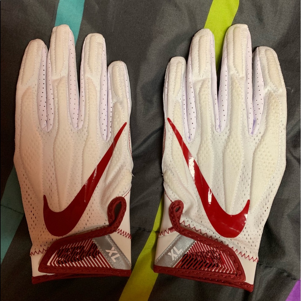Nike Superbad football gloves Arkansas XL
